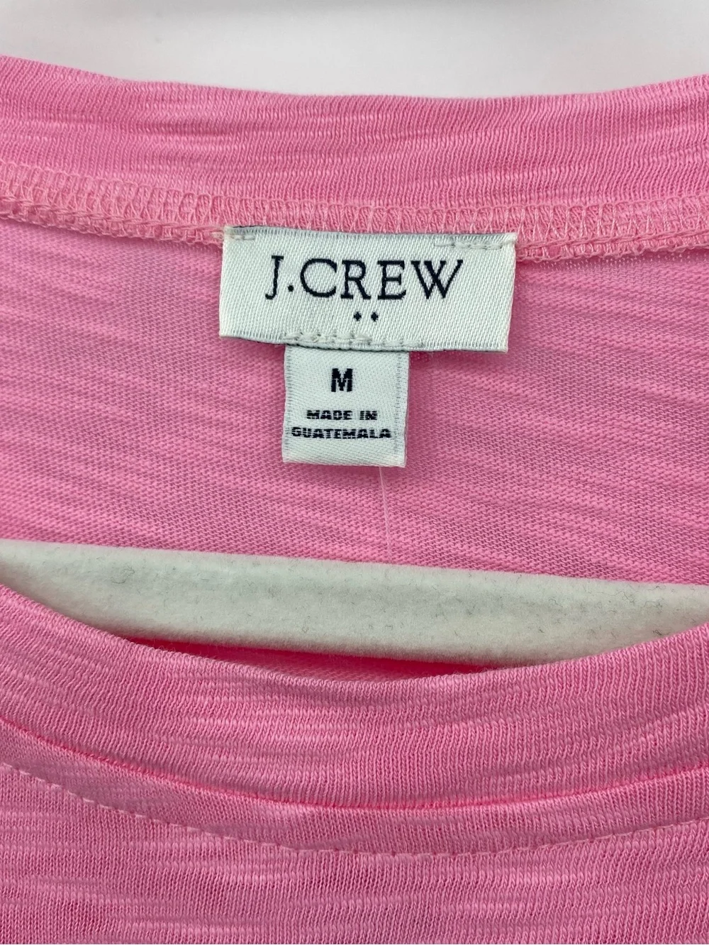 J.Crew Pink T-Shirt with Bow Tie Dress size M